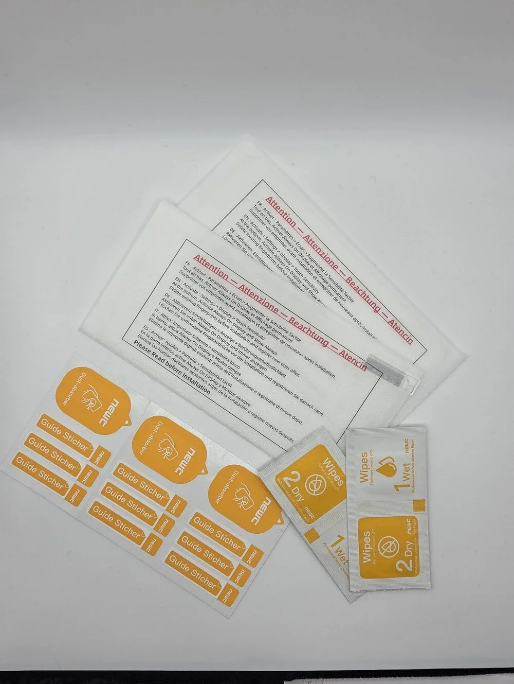 NIB 2-Pack NEW’C Tempered Glass Screen Protector for Samsung Galaxy S23